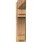 Ekena Millwork Merced Rough Sawn Arts and Crafts Outlooker, Western Red Cedar, 8"W x 24"D x 32"H OUT08X24X32MRC03RWR - alternate 2